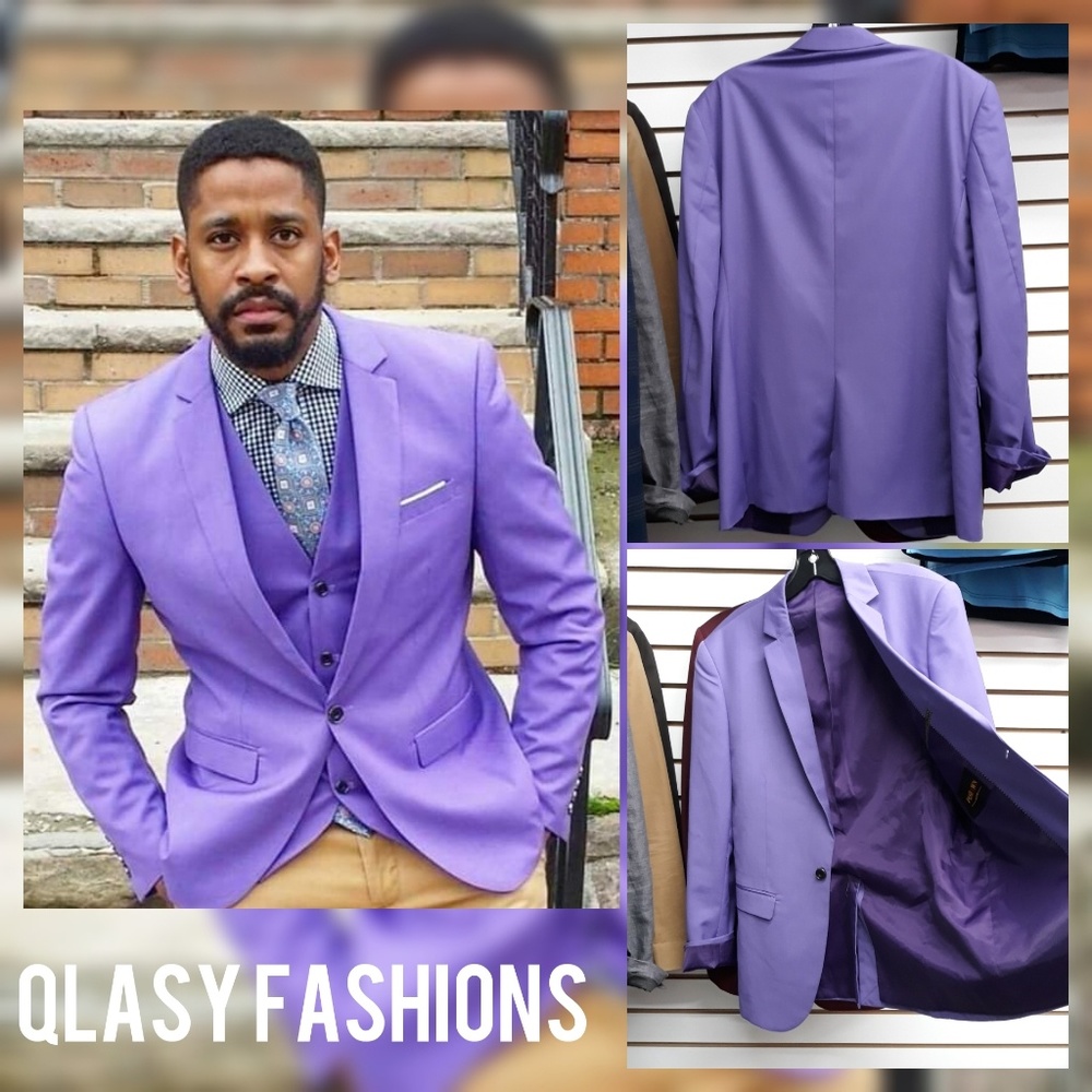 Mens Lavender Blazer